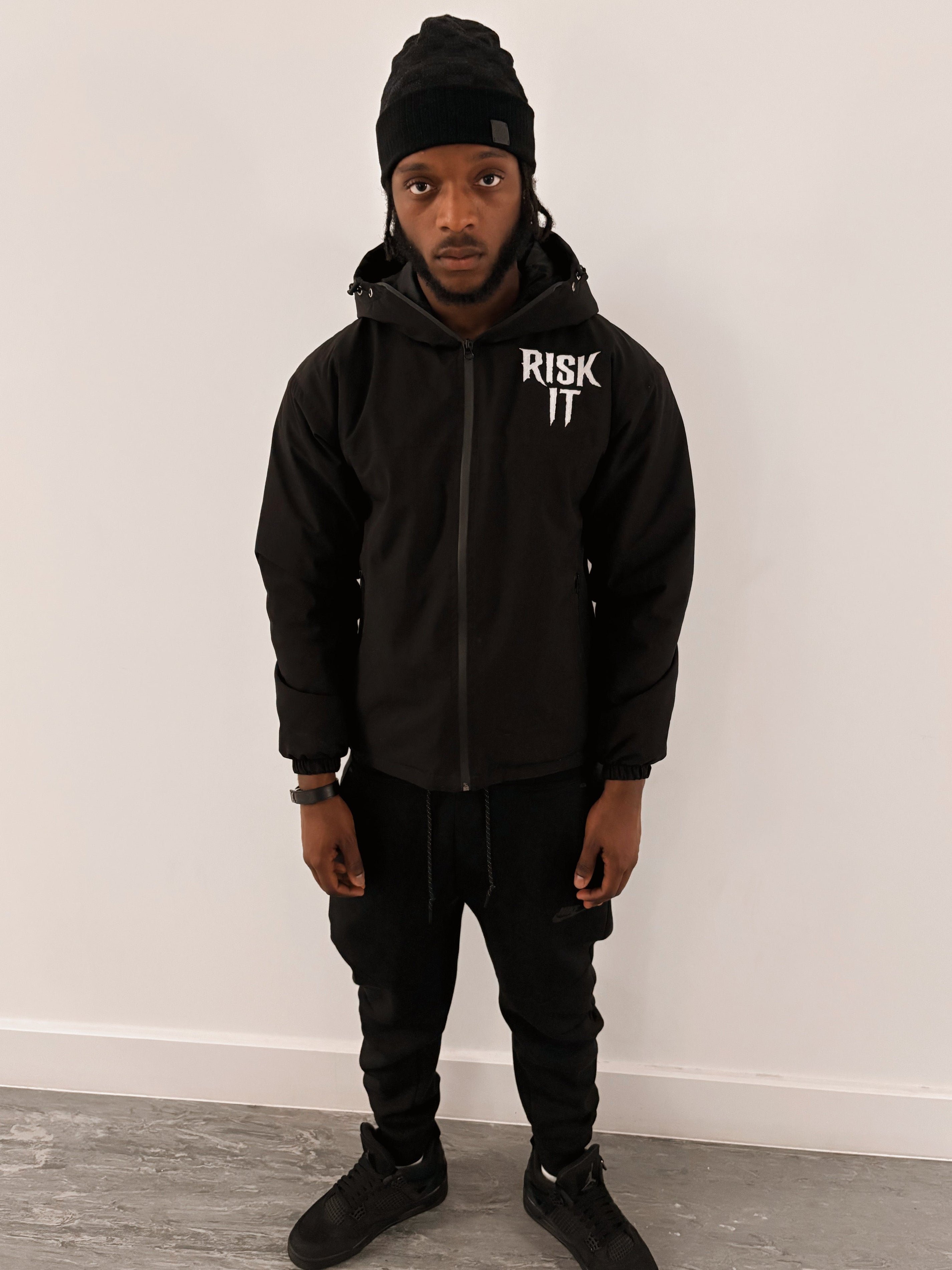 (BLACK) Risk It Jacket V1