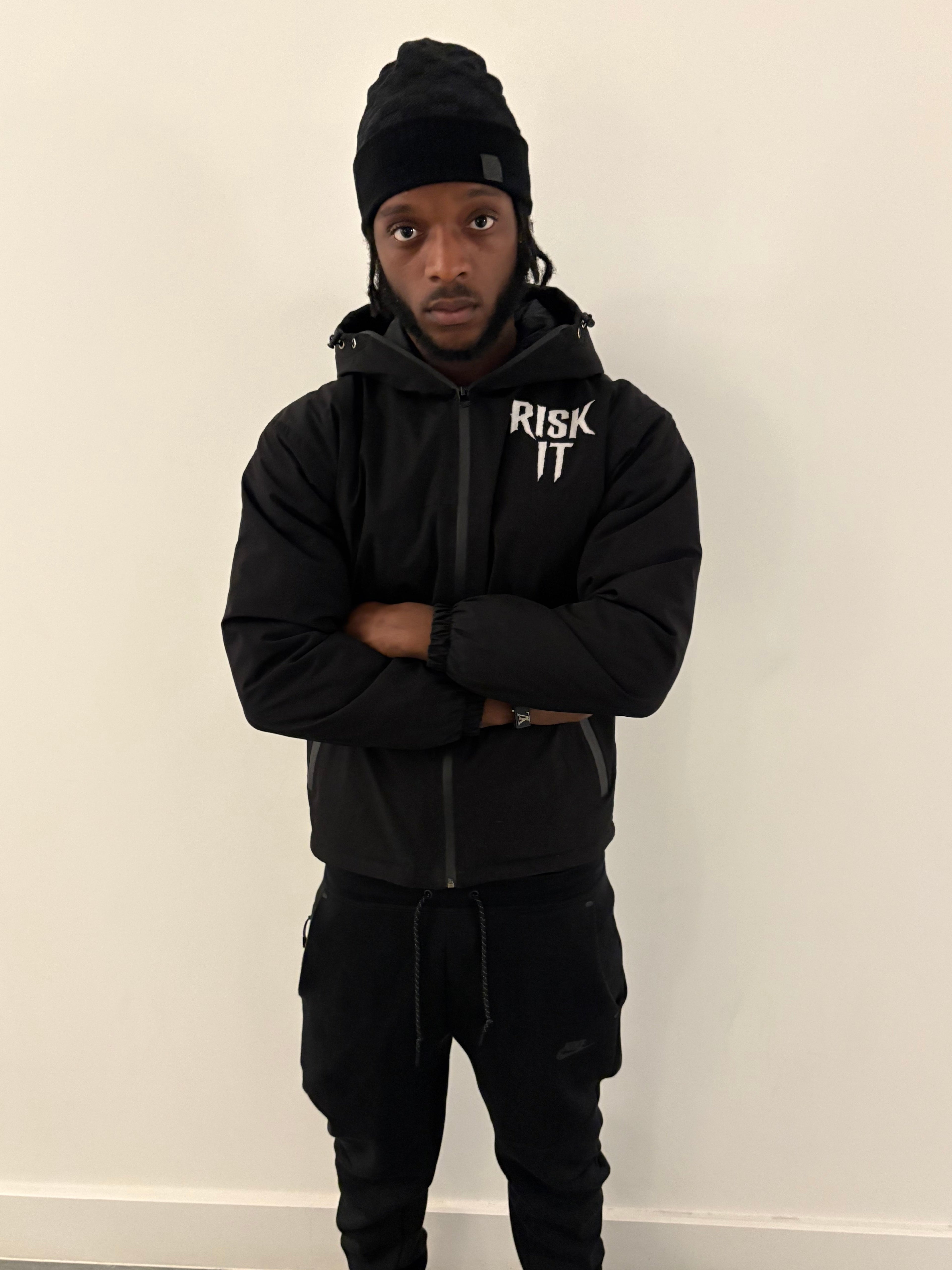 (BLACK) Risk It Jacket V1