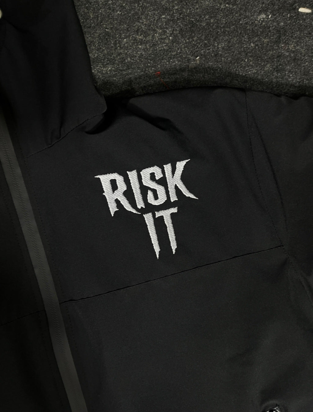 (BLACK) Risk It Jacket V1