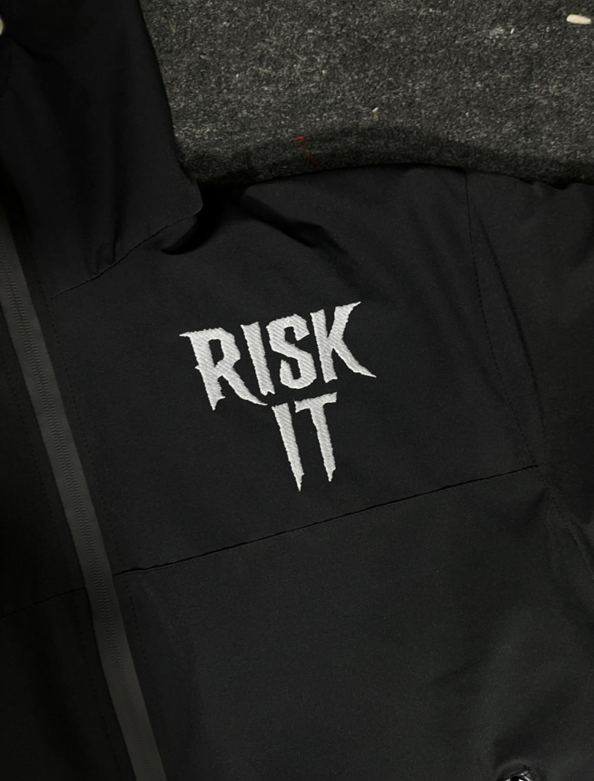 (BLACK) Risk It Jacket V1