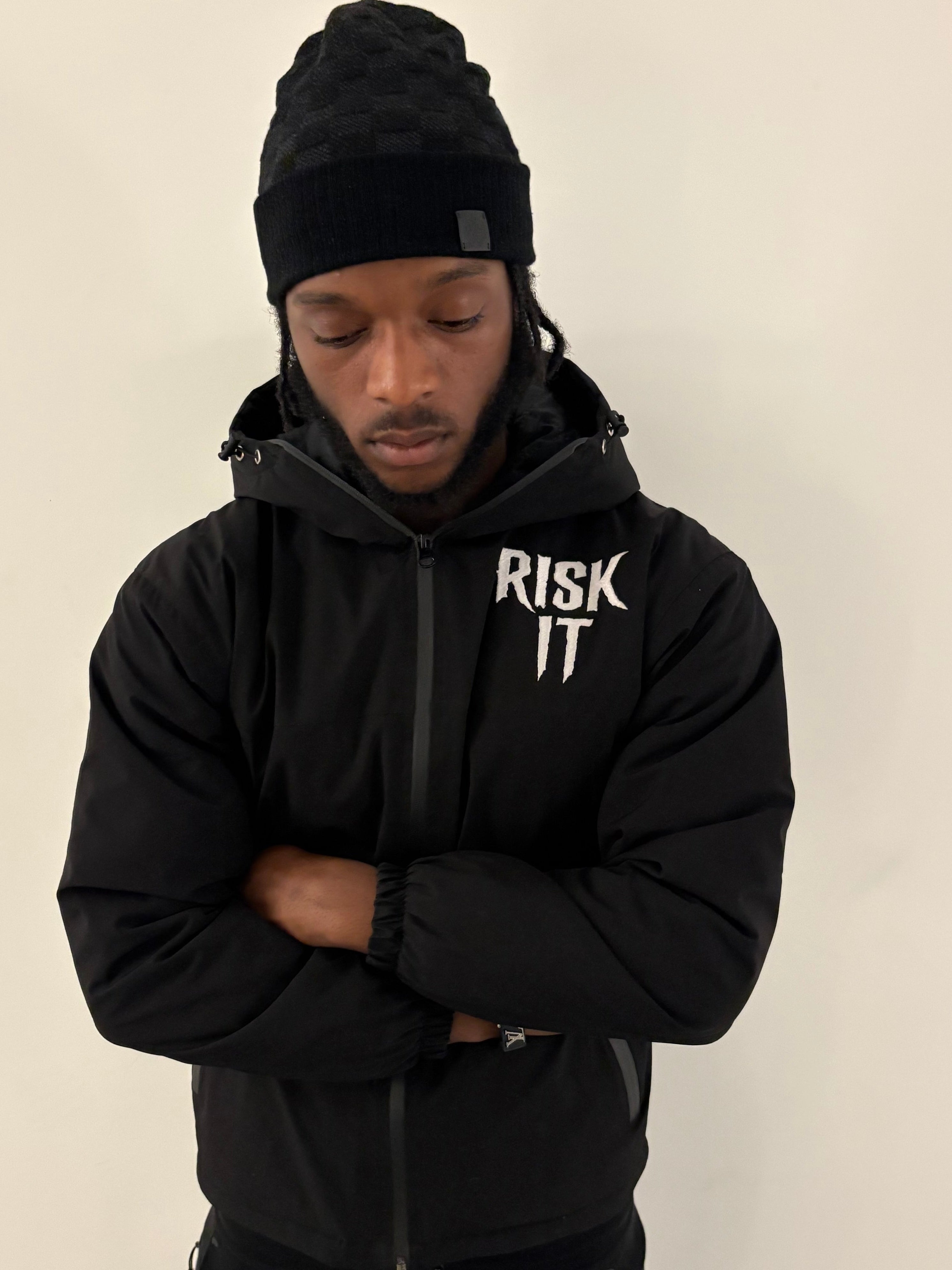 (BLACK) Risk It Jacket V1